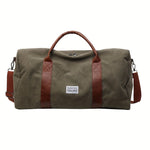 Large Capacity Vintage Washed Travel Duffel Bag - Multi-Purpose Organizer
