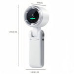 Portable Turbo Handheld Fan – 3-in-1 USB Rechargeable with 5 Speed Settings