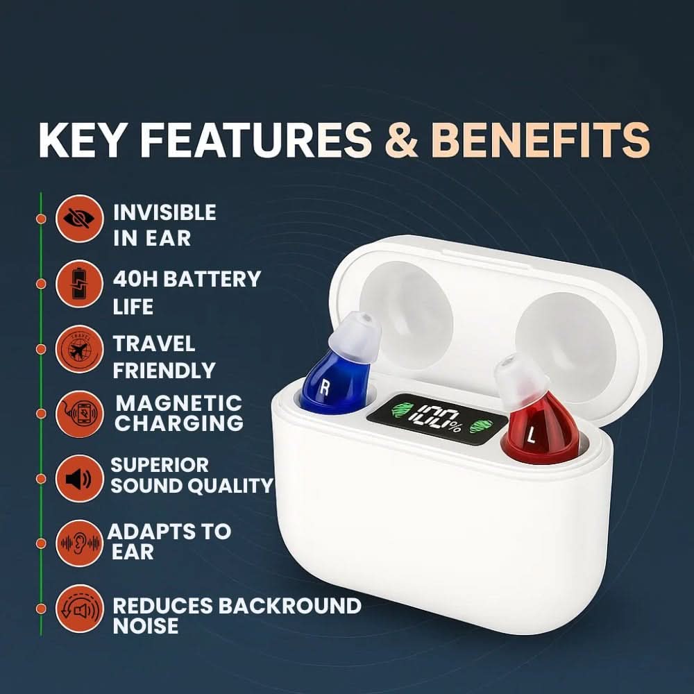 Invisible In-Ear Hearing Aids for Superior Sound Quality