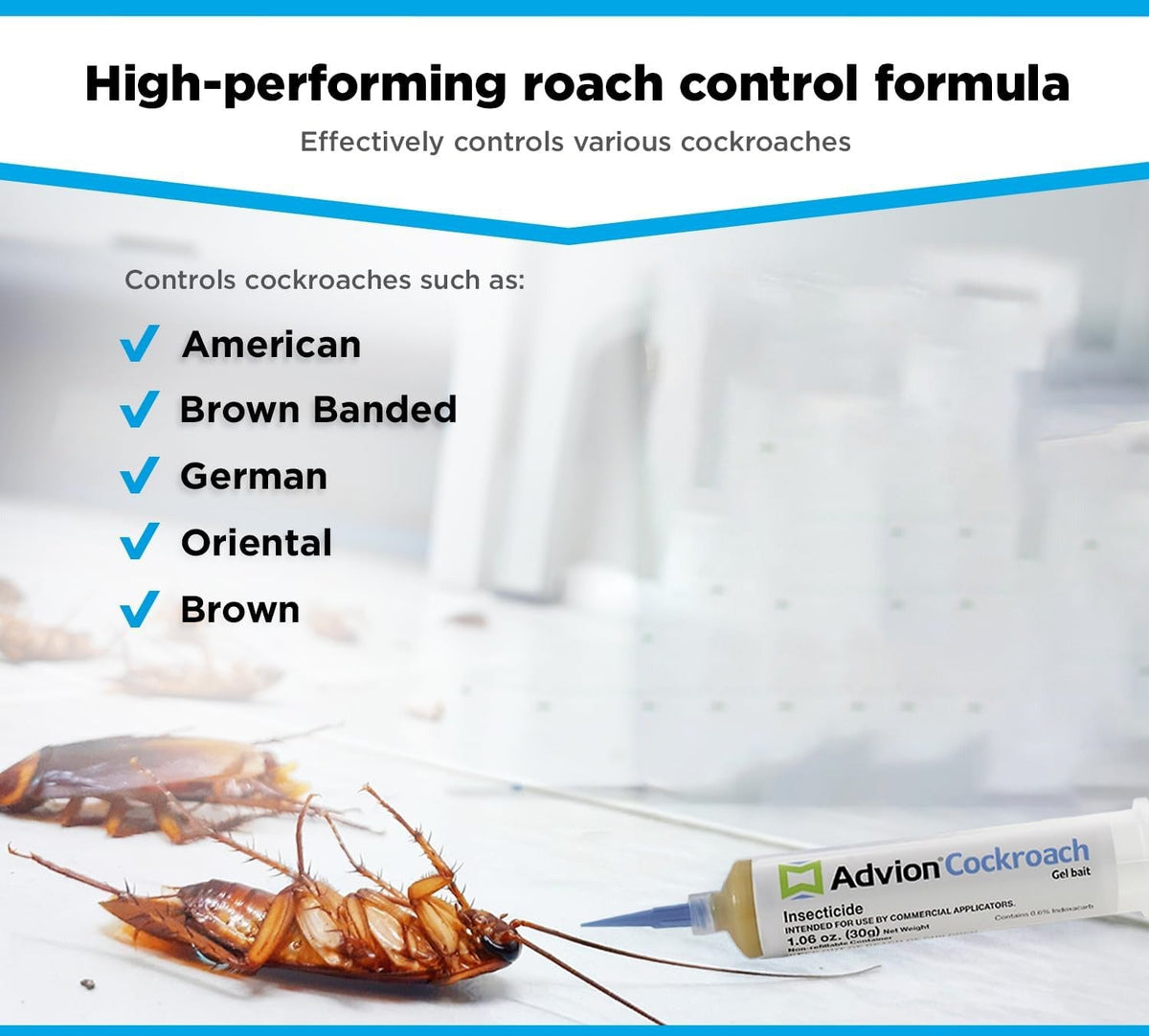 Non-Toxic Cockroach Gel Bait, Effective Cockroach Killer and Pest Control Treatment
