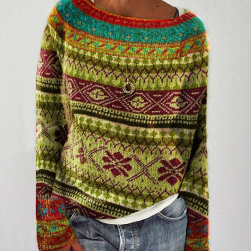 Winter Vintage Knit Sweater