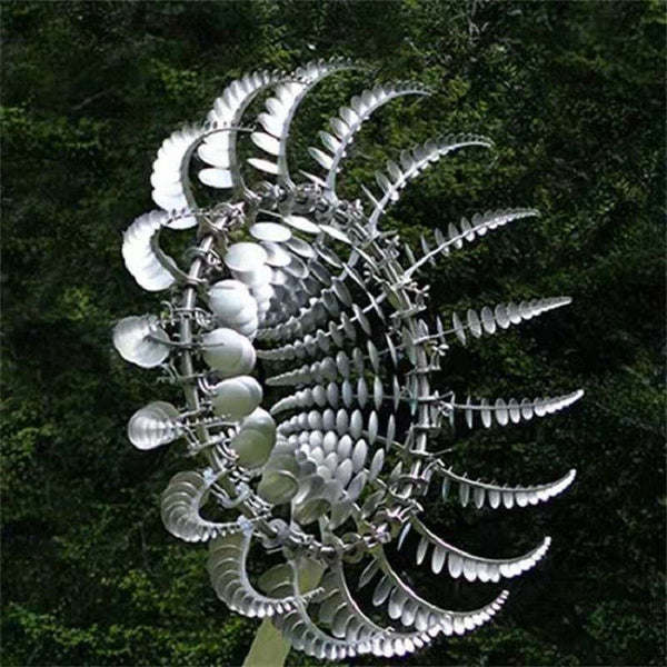 Rust-Resistant Kinetic Metal Wind Spinner Windmill for Outdoor Garden Decoration and Landscaping