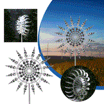 Rust-Resistant Kinetic Metal Wind Spinner Windmill for Outdoor Garden Decoration and Landscaping