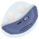 Compact Anti-Snoring Nasal Device with Airflow | Mask-Free Breathing Aid | USB Rechargeable