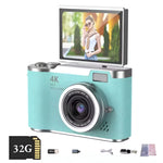 Compact Digital Camera with Swiveling Screen and Digital Zoom