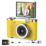 Compact Digital Camera with Swiveling Screen and Digital Zoom