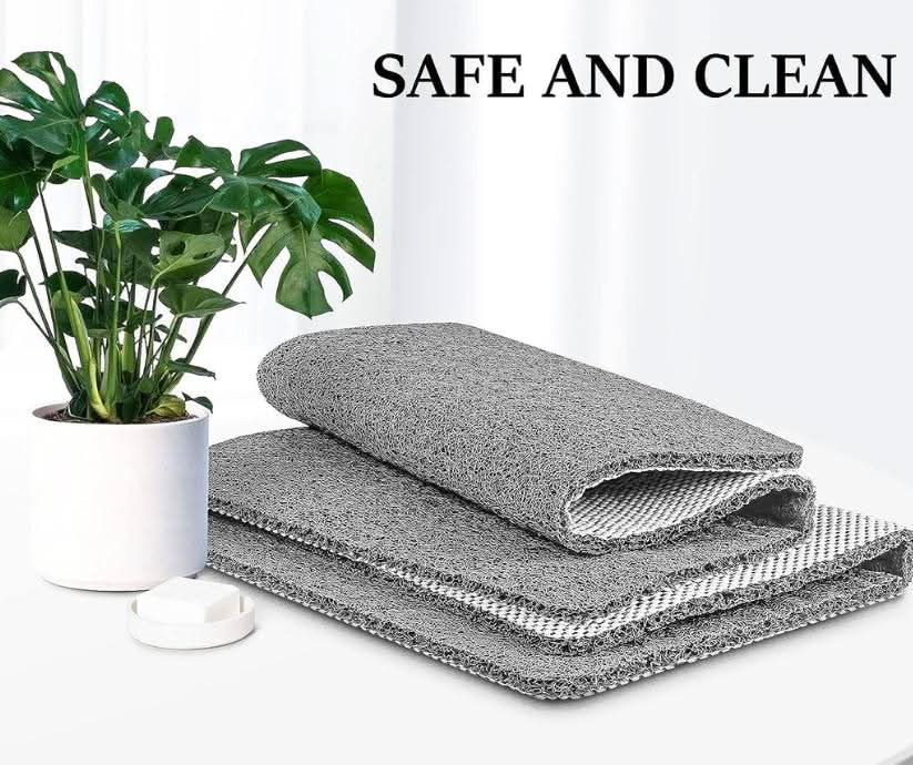 Non-Slip Shower Mat with Drainage System