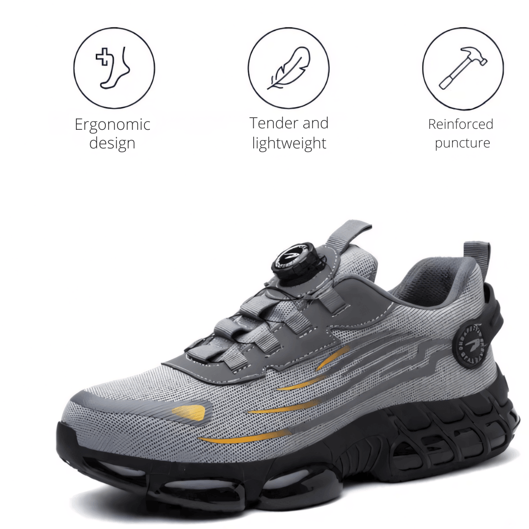 Men's Work Shoes | Orthopedic Support & Slip-Resistant Grip