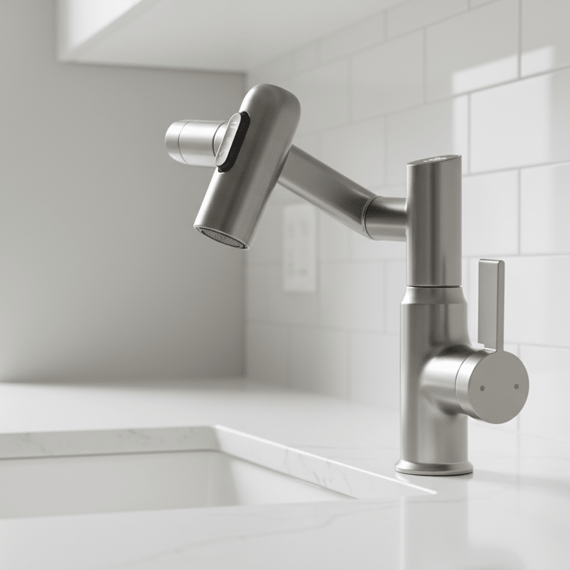 360° Intelligent Faucet with LED Temperature Display