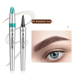 Waterproof Microblading Eyebrow Pencil with 4-Tip Design