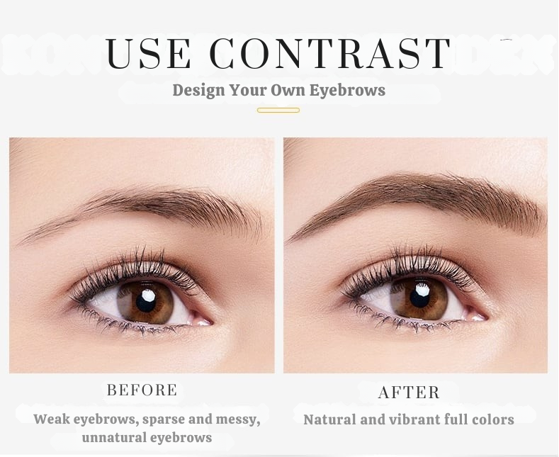Waterproof Microblading Eyebrow Pencil with 4-Tip Design