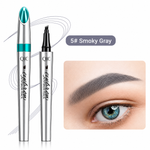 Waterproof 3D Eyebrow Pencil with 4 Fork Tips for Microblading Effect