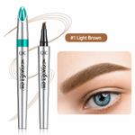 Waterproof 3D Eyebrow Pencil with 4 Fork Tips for Microblading Effect
