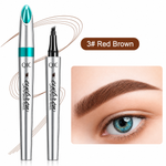 Waterproof 3D Eyebrow Pencil with 4 Fork Tips for Microblading Effect