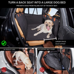 Water-Resistant Dog Car Seat Cover | Back Seat Mat for Pets