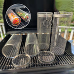 360° Rotatable BBQ Grill Basket | Even Heat Distribution | Stainless Steel Design