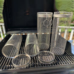 360° Rotatable BBQ Grill Basket | Even Heat Distribution | Stainless Steel Design