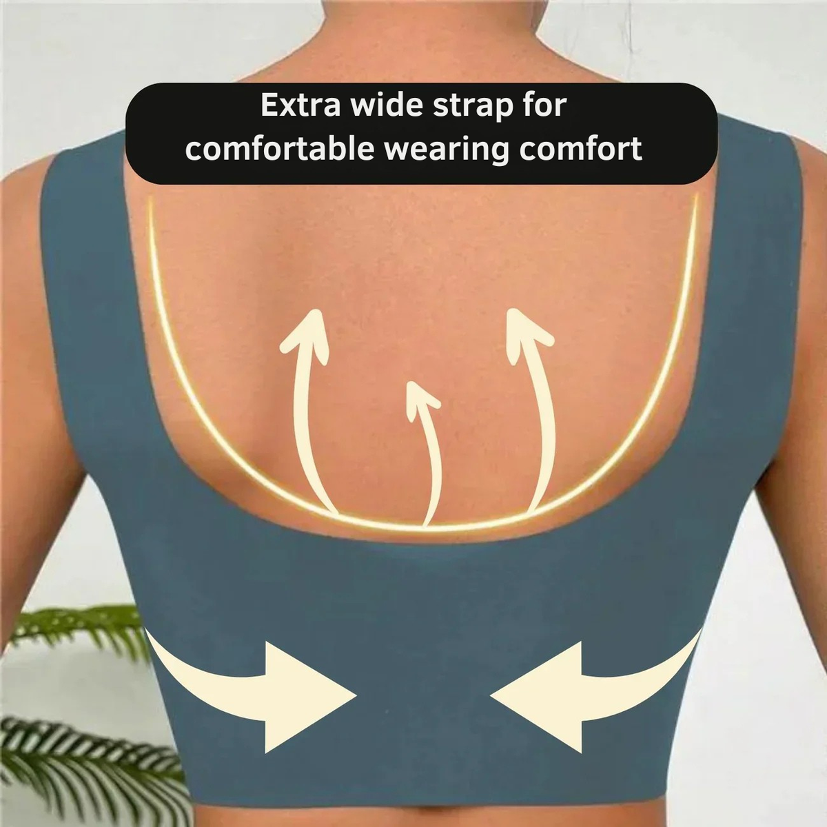 Underwire-Free Bra | Seamless Comfort Design | Soft Push-Up Support