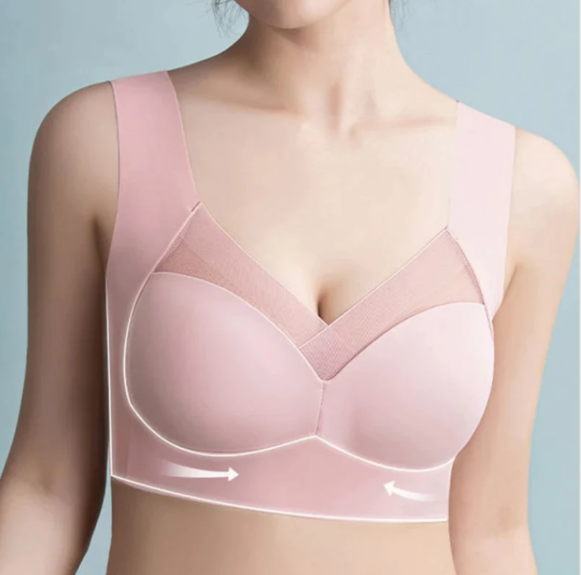 Underwire-Free Bra | Seamless Comfort Design | Soft Push-Up Support