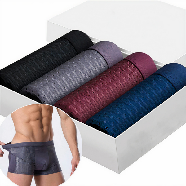 Men's Polyester Boxer Shorts (10-Pack)