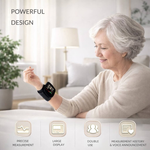 Wrist Blood Pressure Monitor | Touchscreen with Voice Function | Rechargeable