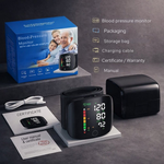 Wrist Blood Pressure Monitor | Touchscreen with Voice Function | Rechargeable