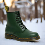 Men's Waterproof Leather Hiking Boots with Laces for Outdoor Activities