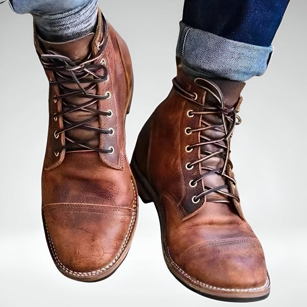Men's Retro Ankle Work Boots
