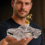 Mustang Design Whiskey Decanter | Handmade Glass