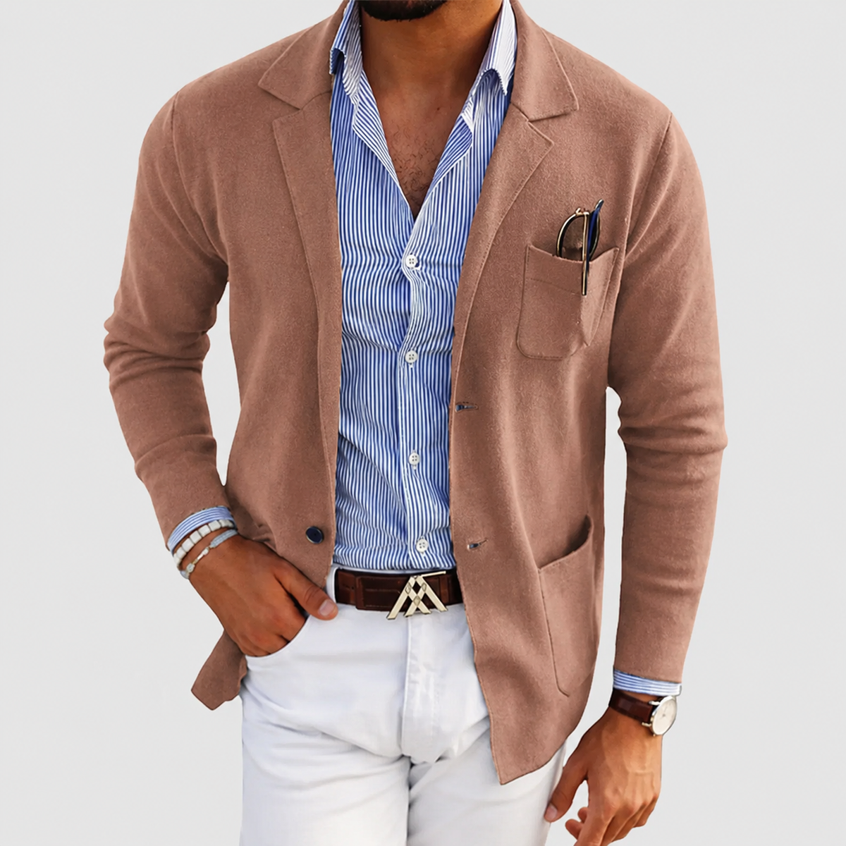 Versatile Men's Cardigan – Stylish for Every Occasion