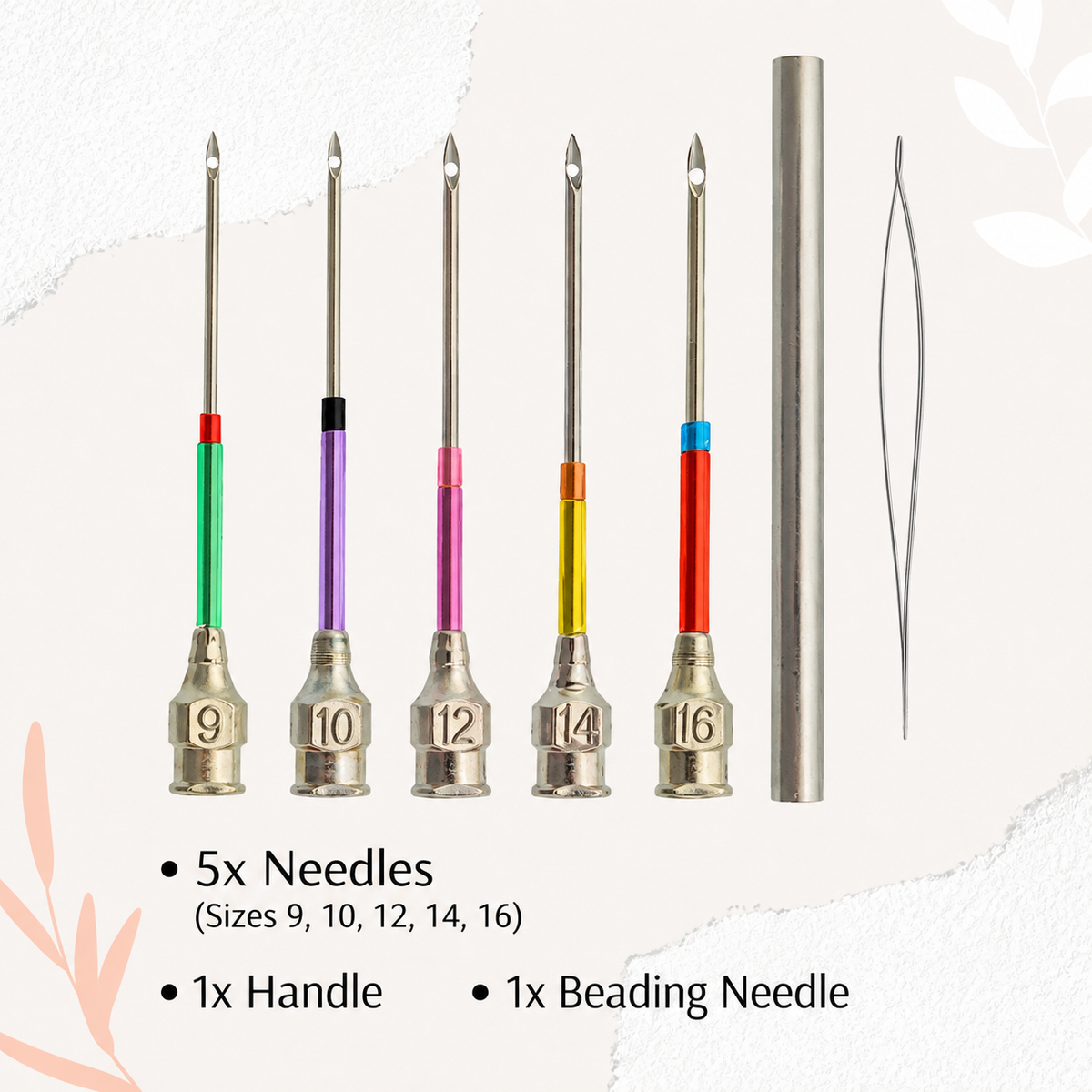 Sewing Needle Set | Effortless Stitching | Color-Coded Needles