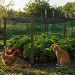 Protective Netting for Orchards Against Birds and Deer