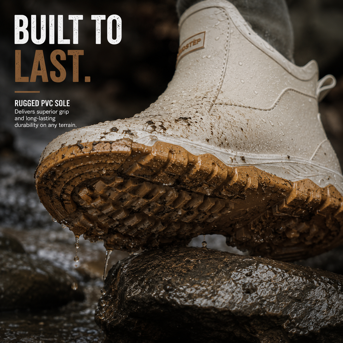 Durable Wet Terrain Protection & Slip-Resistant Comfort