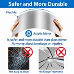 Flexible Unbreakable Mirror Sheet - Safe and Durable