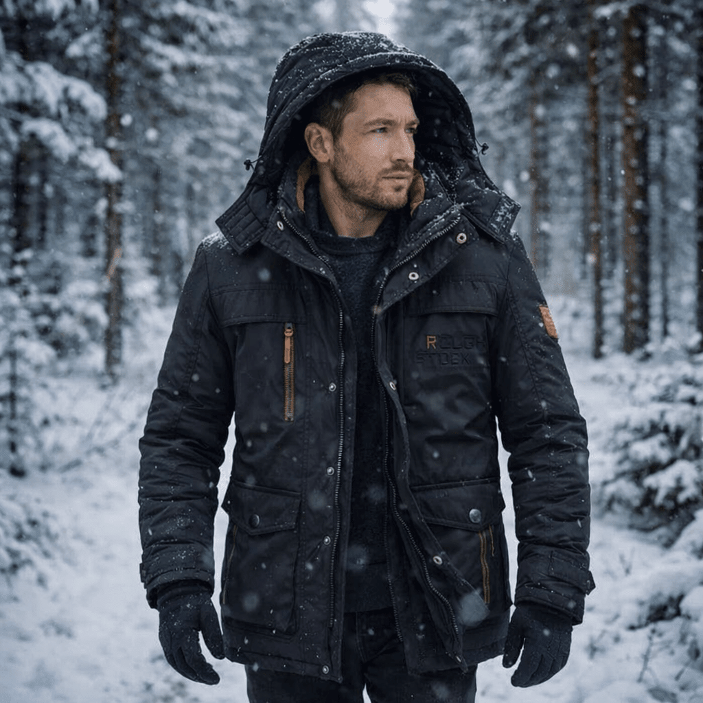 Warming Parka with Windproof Fleece Lining