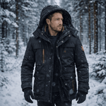 Warming Parka with Windproof Fleece Lining