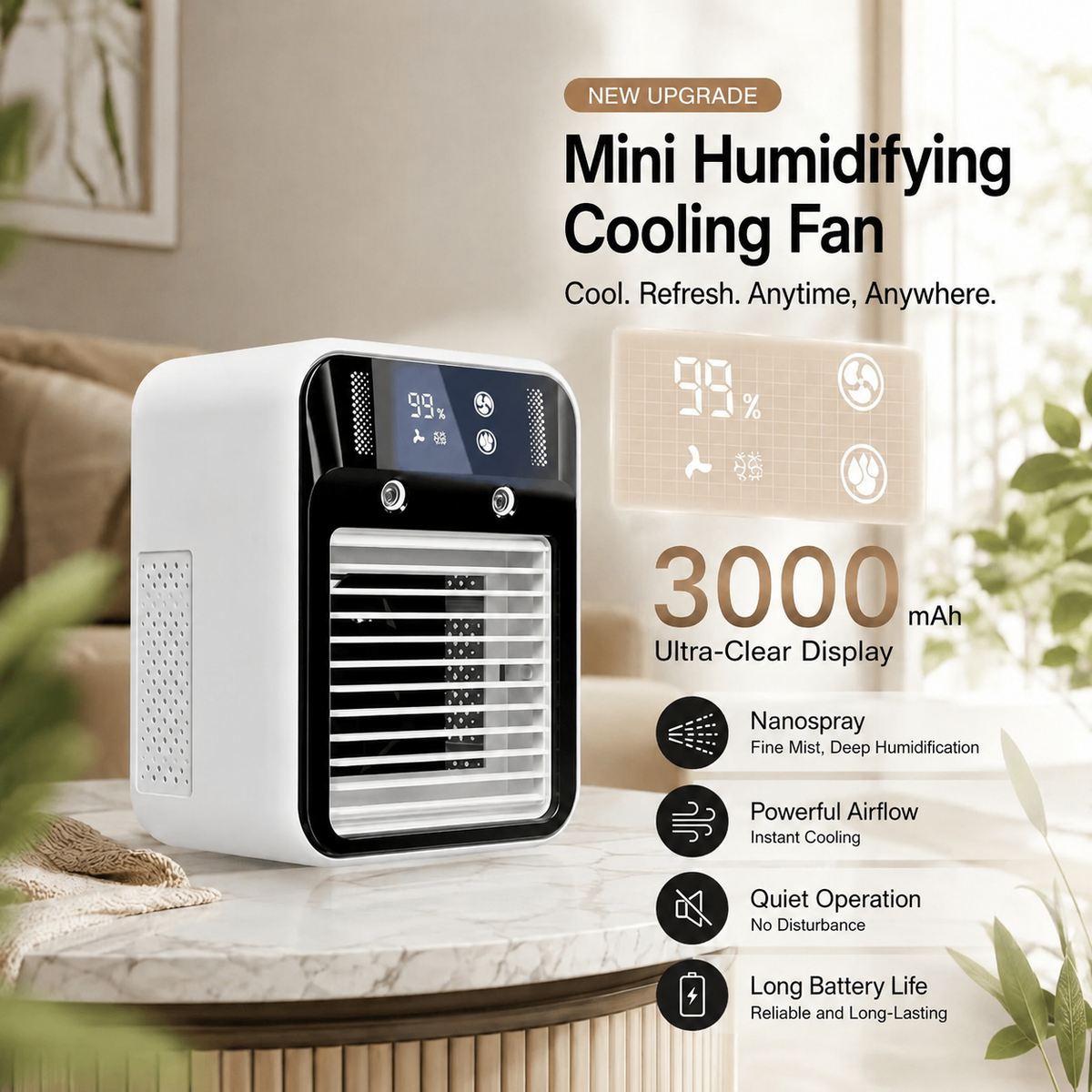 Portable Air Cooler Fan