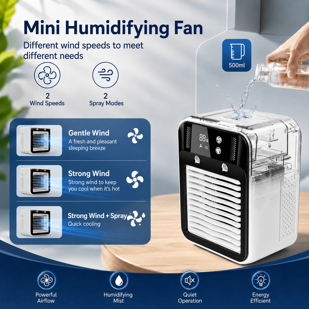 Portable Air Cooler Fan