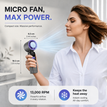 Handheld Fan with Flashlight