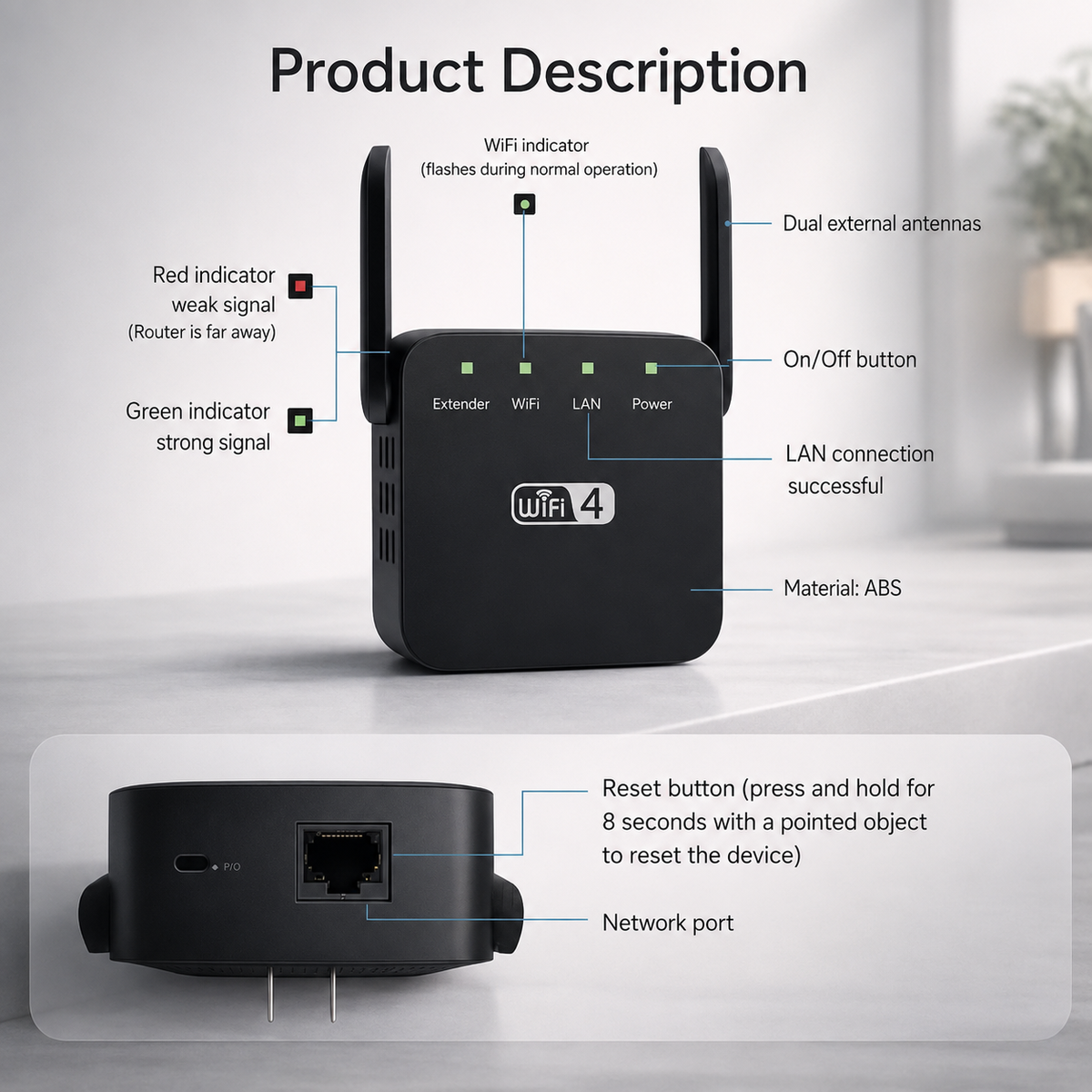 WLAN Extender and Repeater