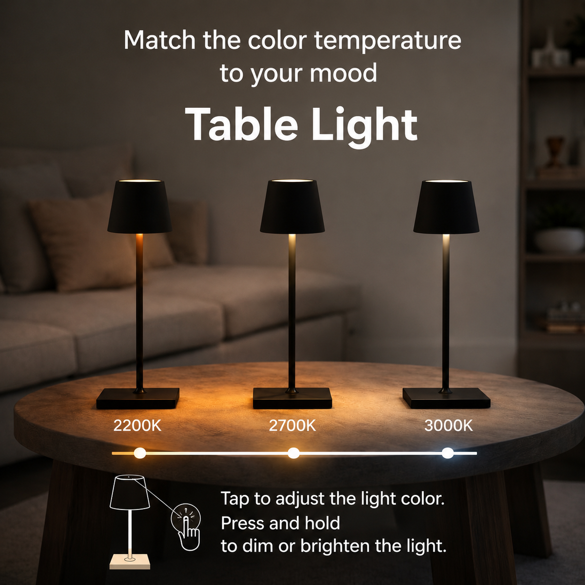 Wireless Table Lamp