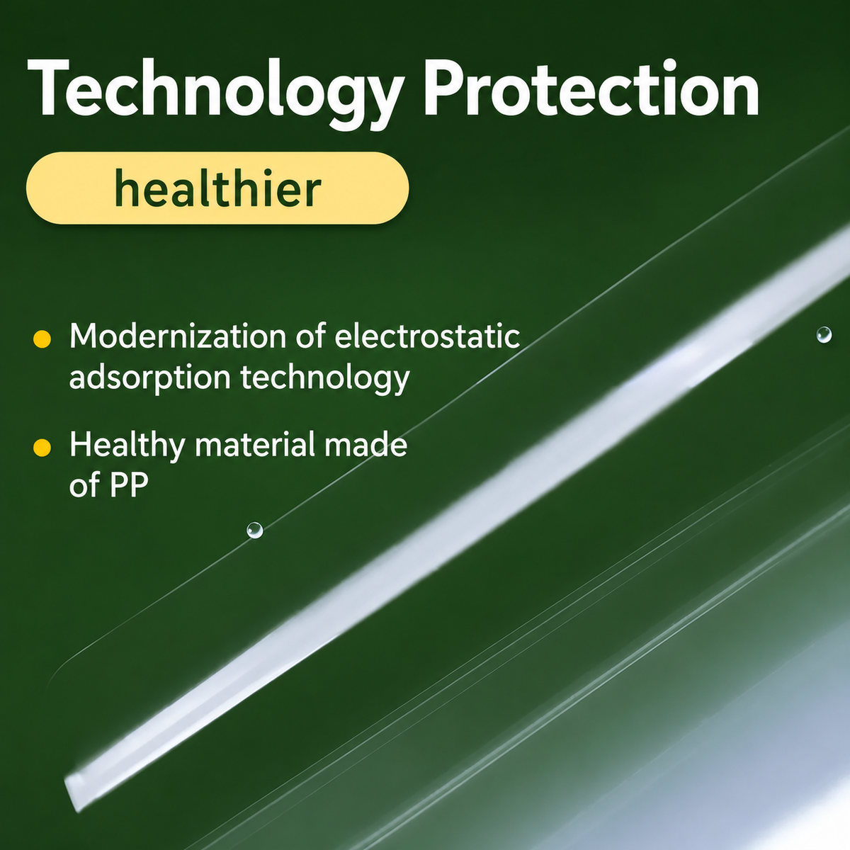 Clear Scratch-Resistant Wall Protection Film