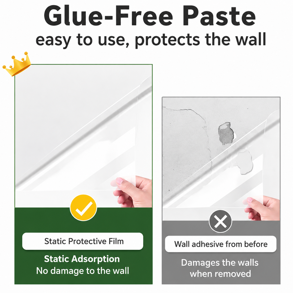 Clear Scratch-Resistant Wall Protection Film