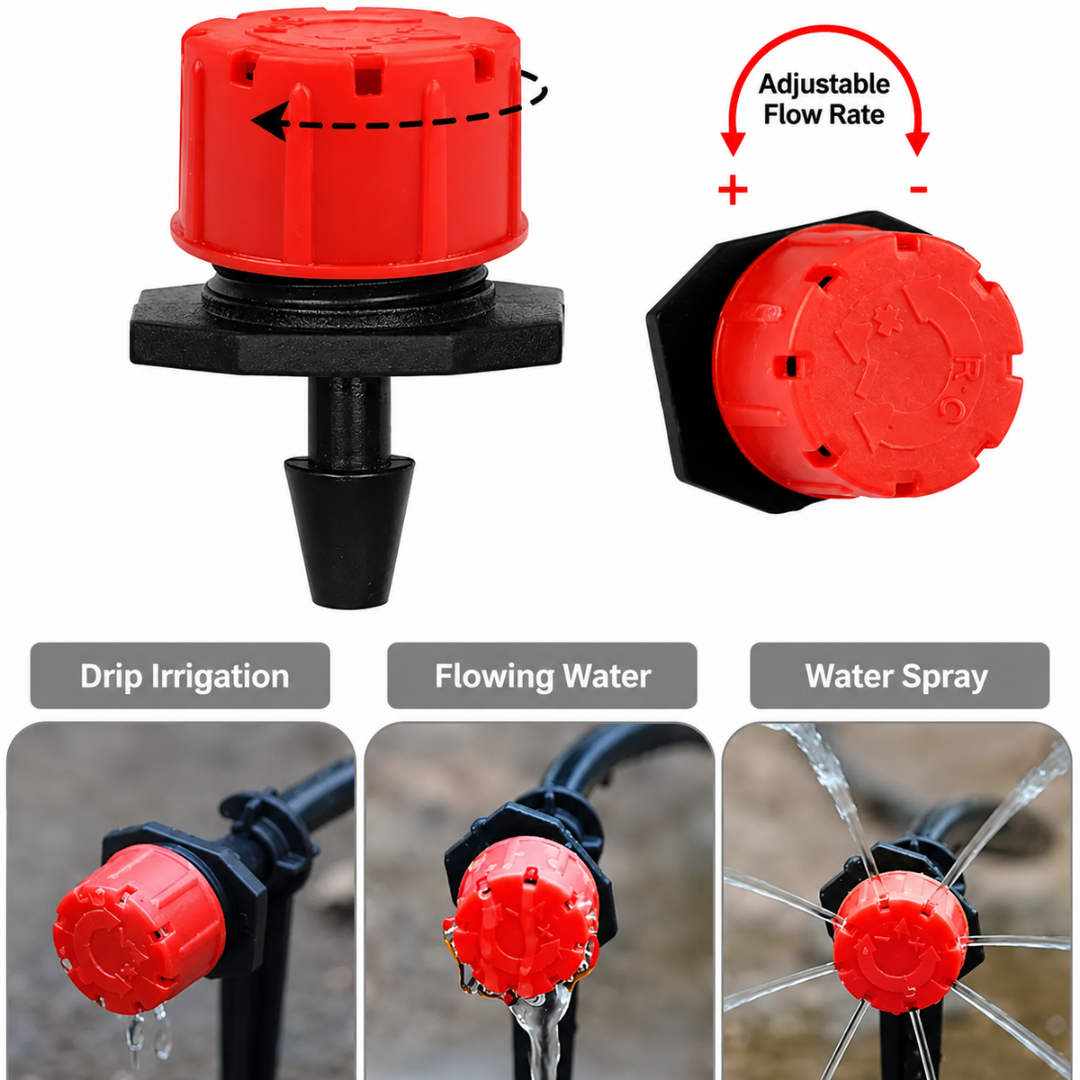 Efficient Plant Care Drippers – Precision Irrigation (100 Count)