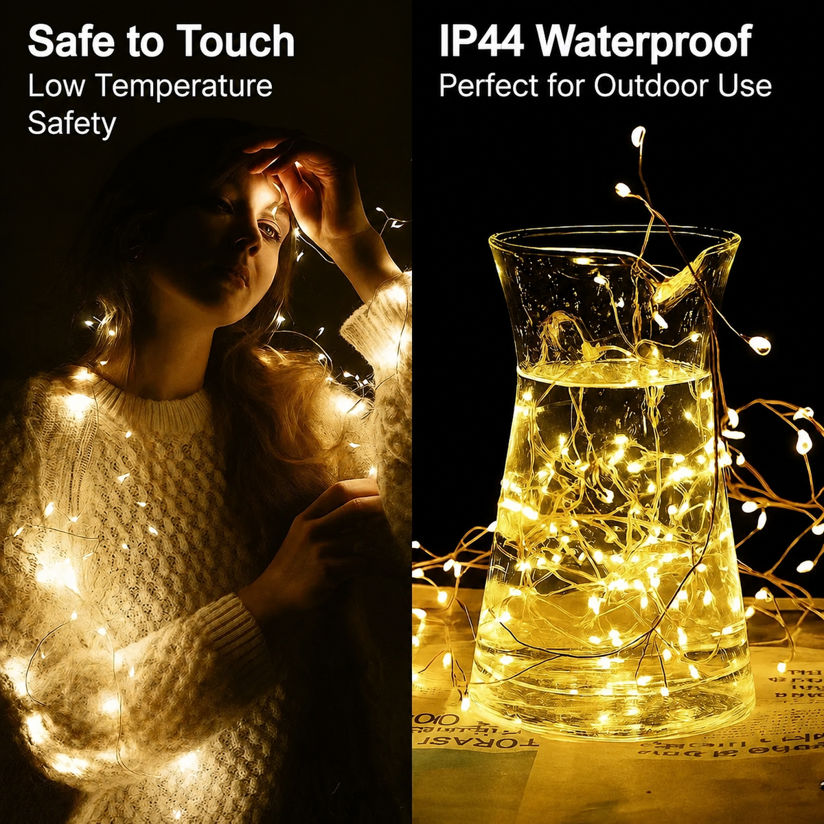9-Meter Copper Wire LED String Lights