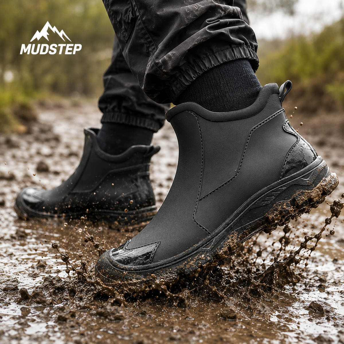 Durable Wet Terrain Protection & Slip-Resistant Comfort