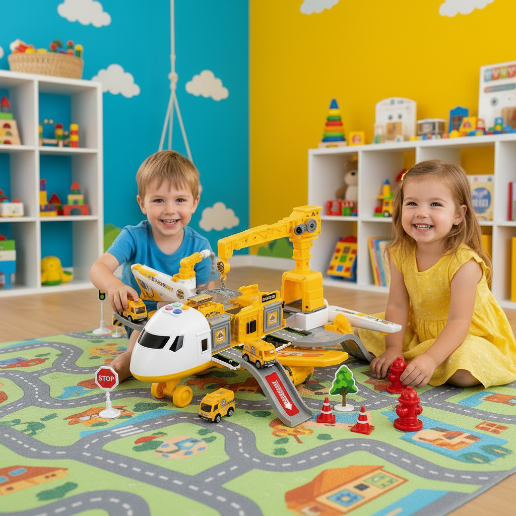 Adventure Airplane Playset for Creative Role Play and Imaginative Exploration