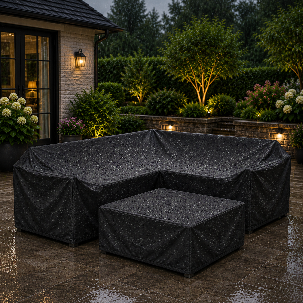 Outdoor Furniture Cover with UV and Rain Protection