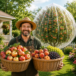Drawstring Fruit Tree Mesh Net Bags