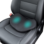 Premium Auto Seat Cushion with Integrated Lumbar Support Pad